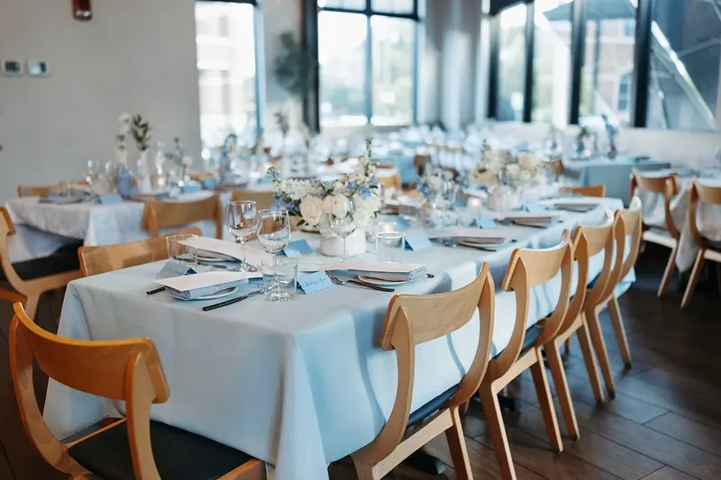 Culaccino private dining space with tables set for guests